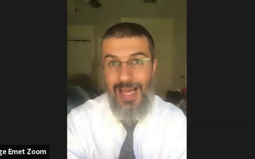 Rabbi Binyamin Yuhanan – Parashat Bereshit